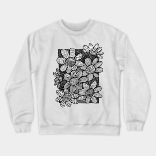 Daisy graphic art Crewneck Sweatshirt